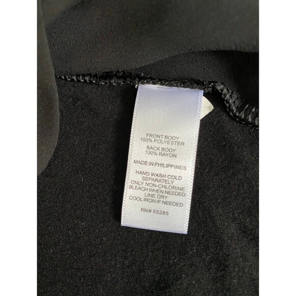 Express Black Sleeveless Blouse with Gold Zipper Detail | Size M - Picture 6 of 6